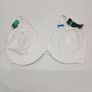 BALI Size 42 DDD Passion for Comfort Minimizes Underwire Bra 3385 White NWT